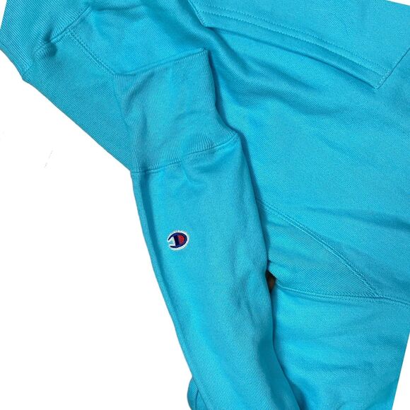 Champion Reverse Weave Hoodie Mens XL Blue Casual Everyday Bright Spring - Picture 3 of 8